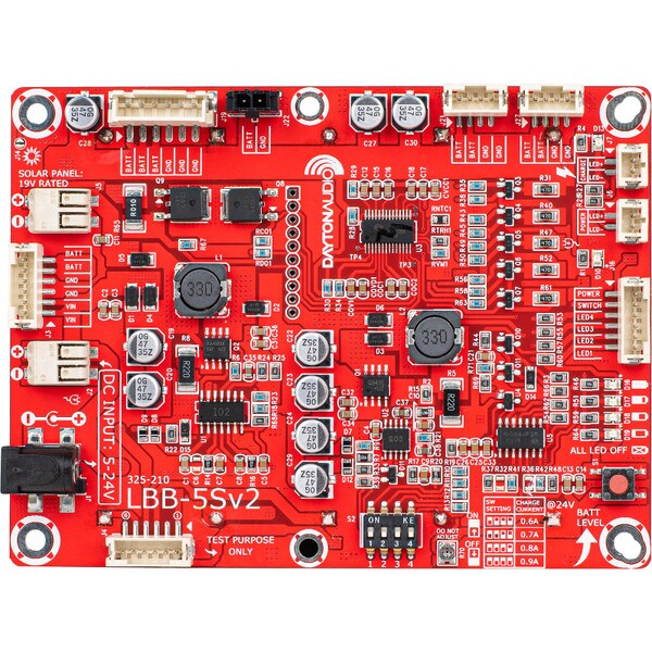 Main product image for Dayton Audio LBB-5Sv2 5 x 18650 Lithium Battery Charg325-320